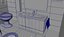 Bathroom 01 3D model