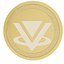 VIBE gold coin