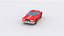 Low Polygon Red Car