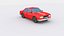 Low Polygon Red Car