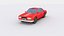 Low Polygon Red Car