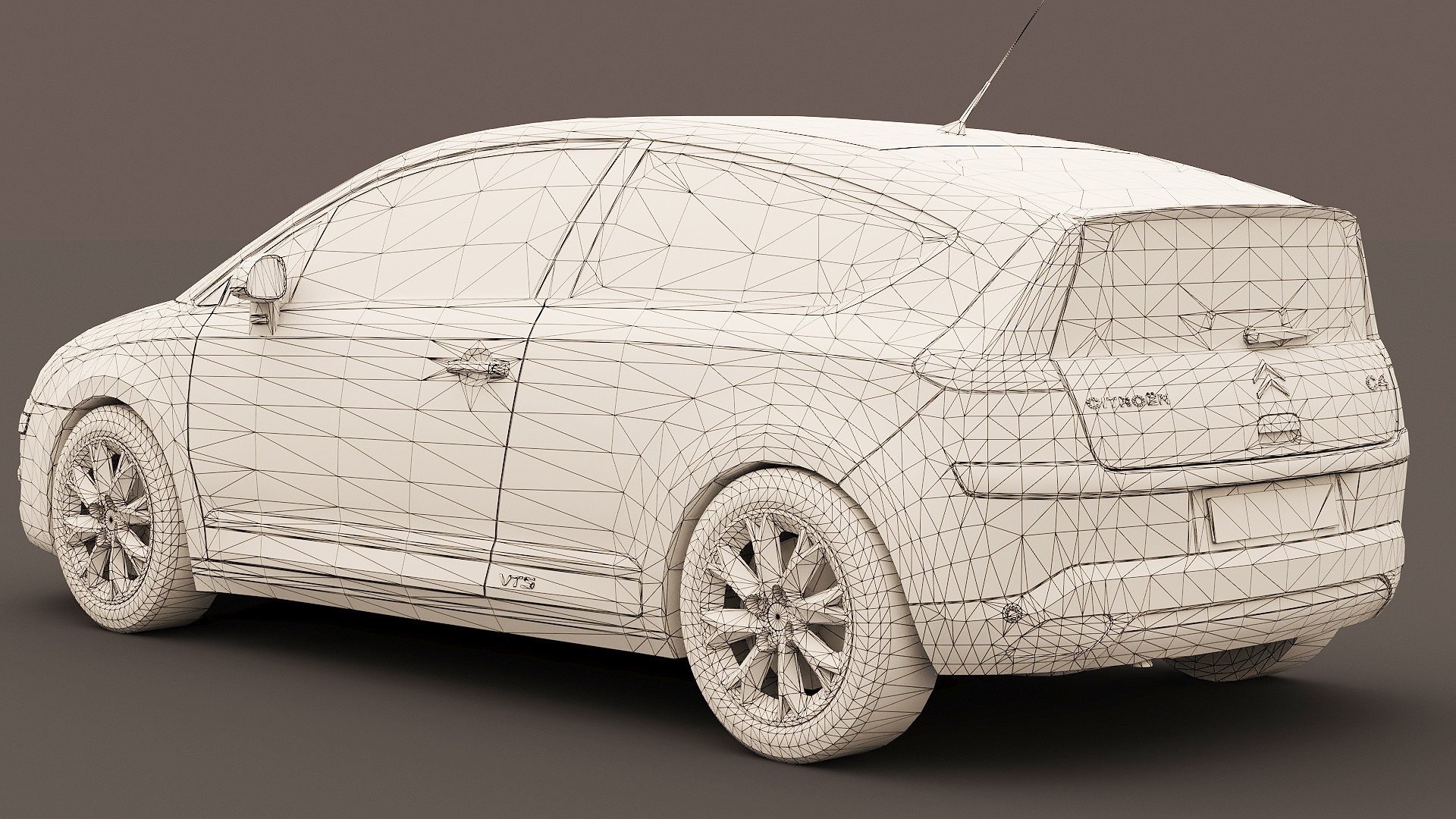 3D Citroen C4 2009 - TurboSquid 1981507