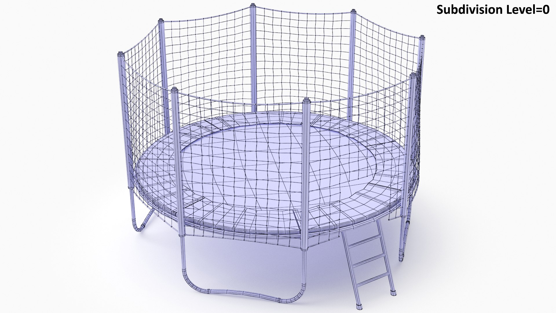 3D Trampoline 02 Model - TurboSquid 2146233