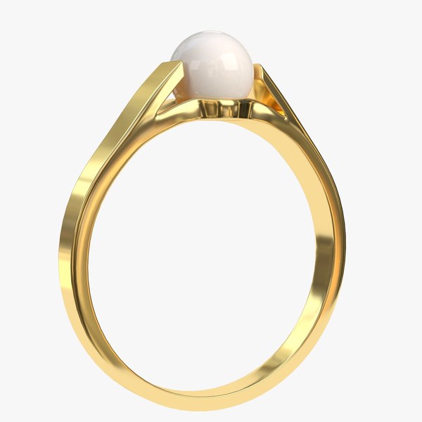 3D pearl ring model