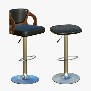 Stool Chair V107 3D model