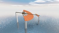 Avatar Aang Glider (The Last Aibender) (With Animation) (Cinema 4D/OBJ)