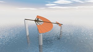 Avatar Aang Glider (The Last Aibender) (With Animation) (Cinema 4D/OBJ)