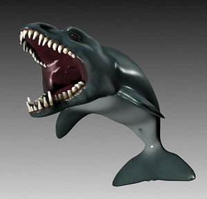 creature dragonfish fantasy dragon 3d max