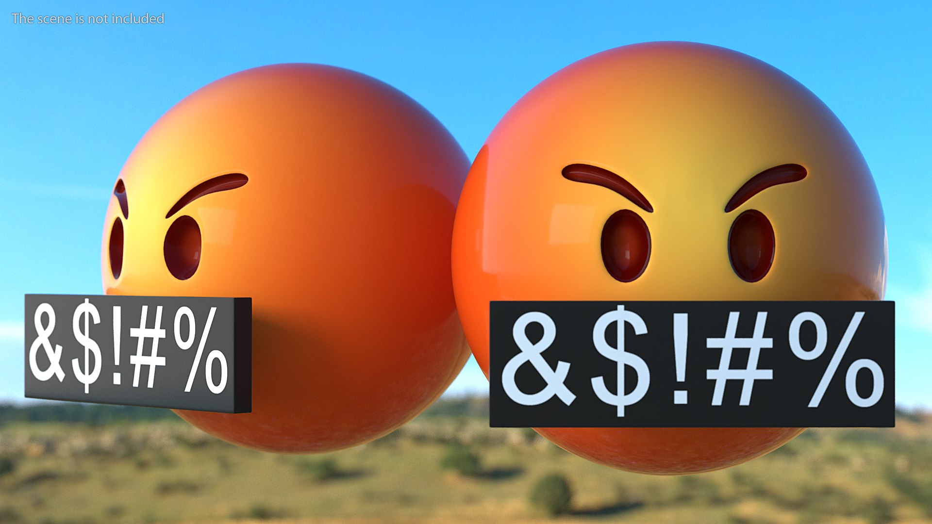Mad Emoji 3D model preview