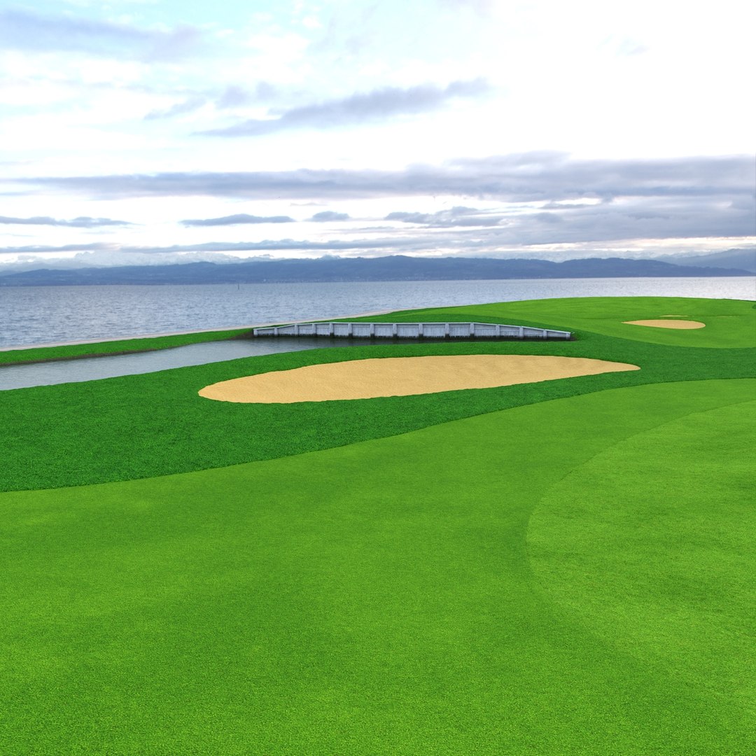 Golf Course 3D model preview