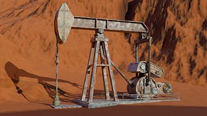 3D model Oil Pumpjack
