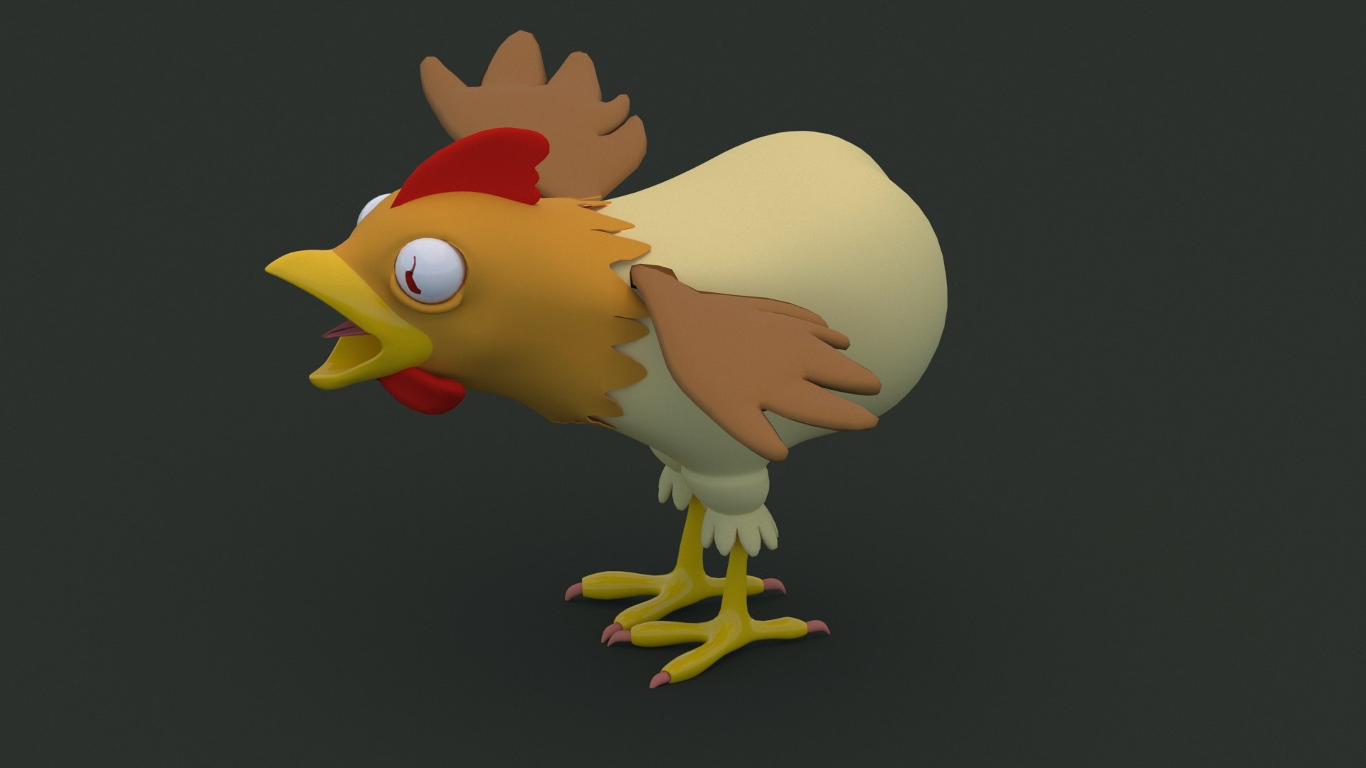 Chicken Rigged 3D Model - TurboSquid 1491393