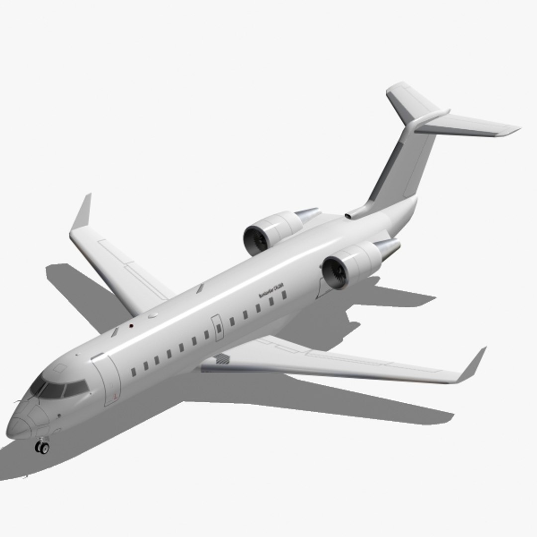 3d model bombardier crj200 crj