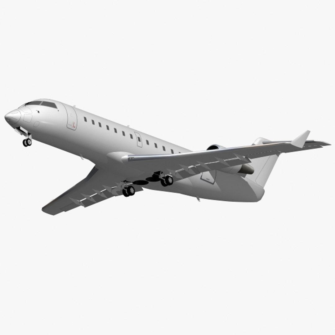 3d Model Bombardier Crj200 Crj