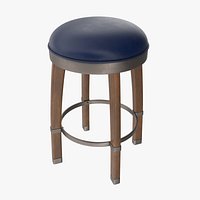 Blue Bar Counter Stool