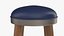 Blue Bar Counter Stool