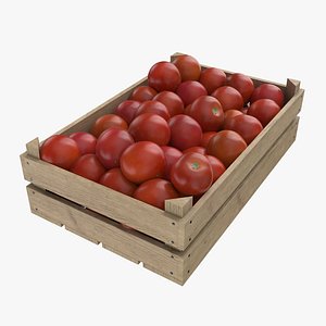Tomato Crate 3D model