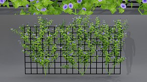 3D 3d Flower Wall model