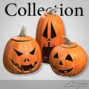 Halloween Pumpkin Heads Collection