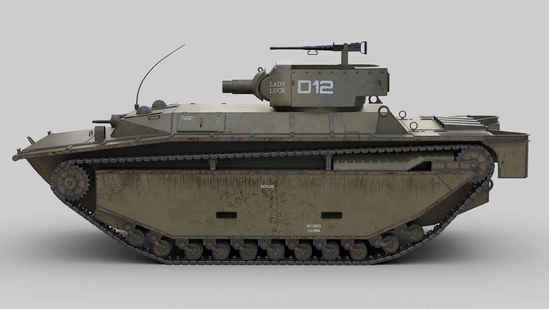 Ww2 Lvt 4 Alligator 3D Model TurboSquid 1493697