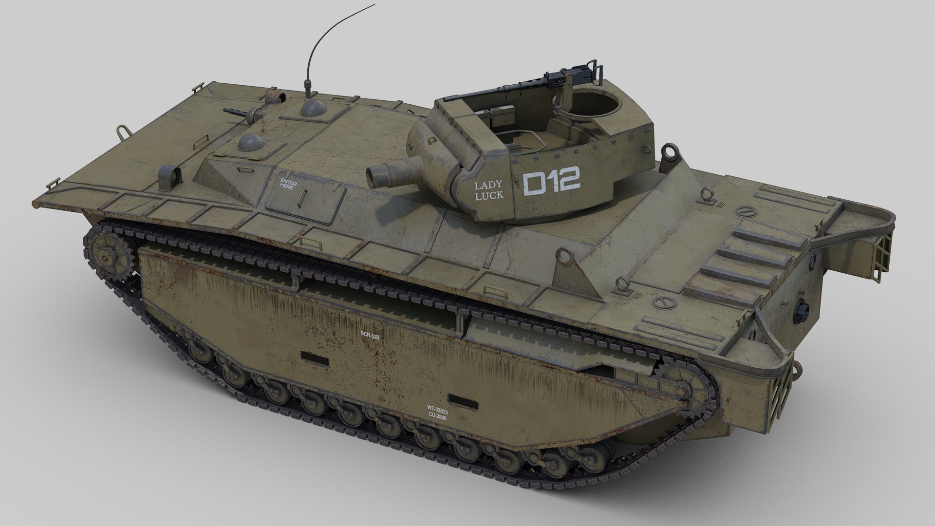 Ww2 Lvt 4 Alligator 3D Model TurboSquid 1493697