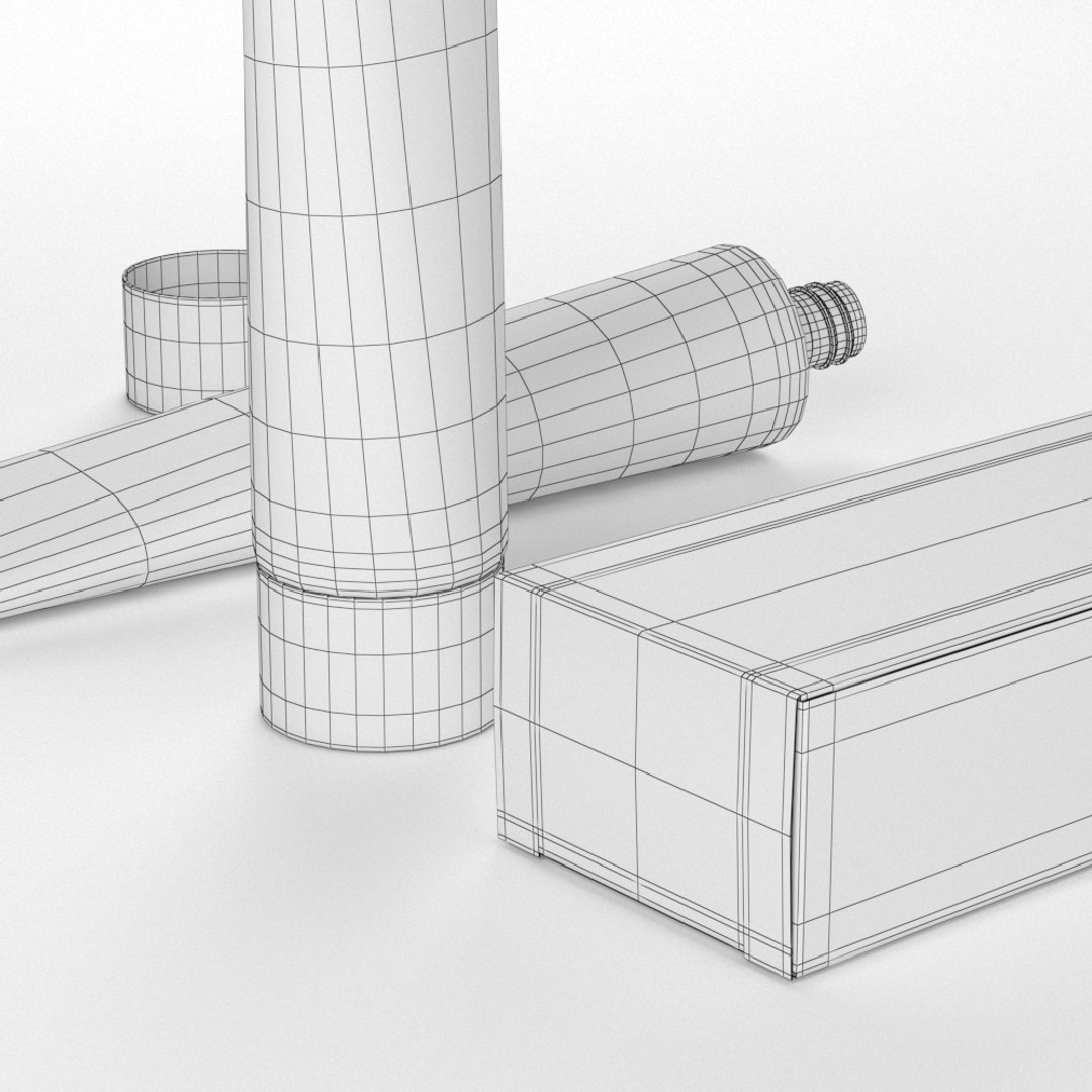 3D Realistic Toothpaste Packing - TurboSquid 1178236