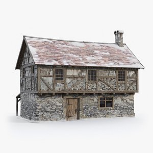 3D medieval house