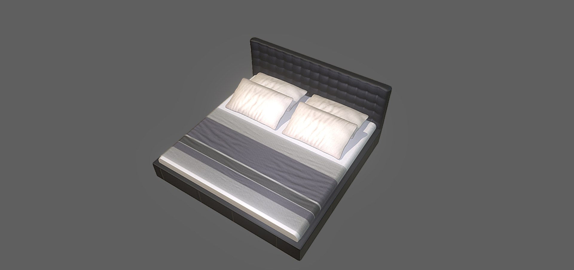 Bed 3D model - TurboSquid 1183750