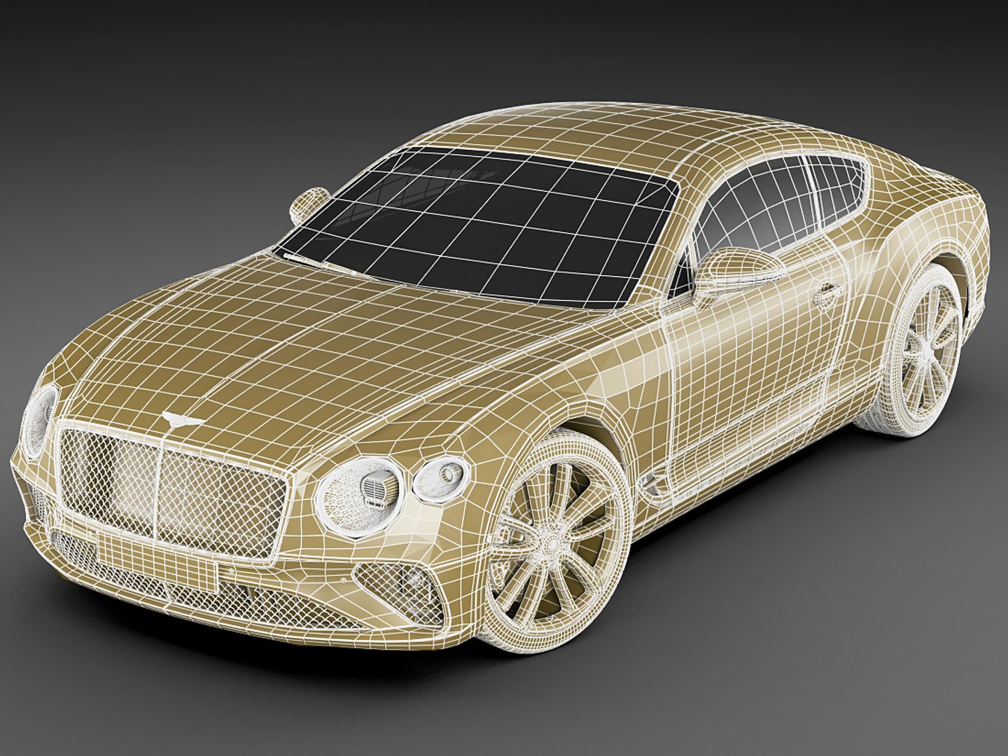 3D bentley continental gt model - TurboSquid 1233321