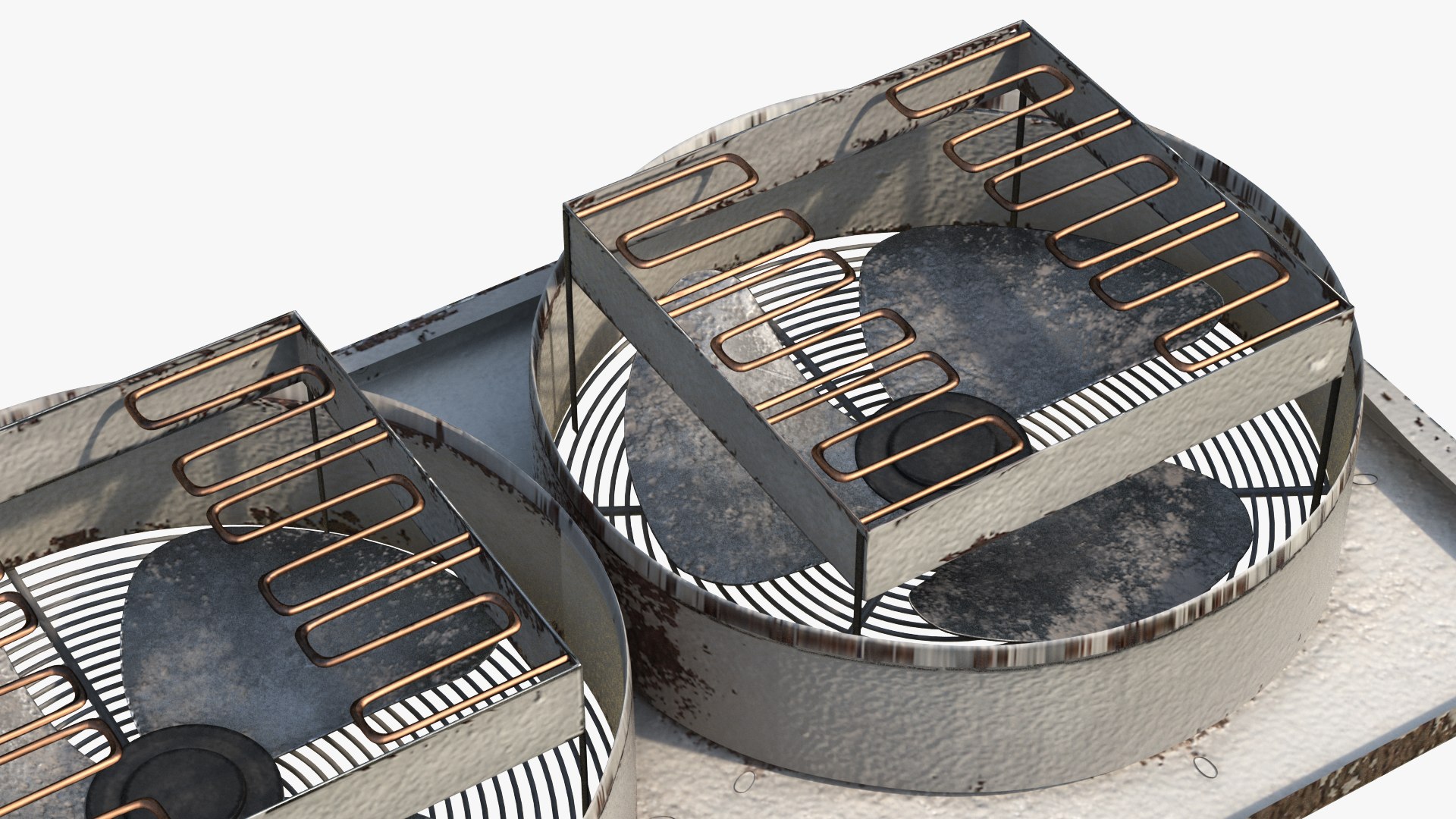 Rooftop Vent Rusted Roof Model - TurboSquid 1462578