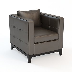 sunpan - waverly armchair 3d model