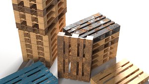 3D pallet props model