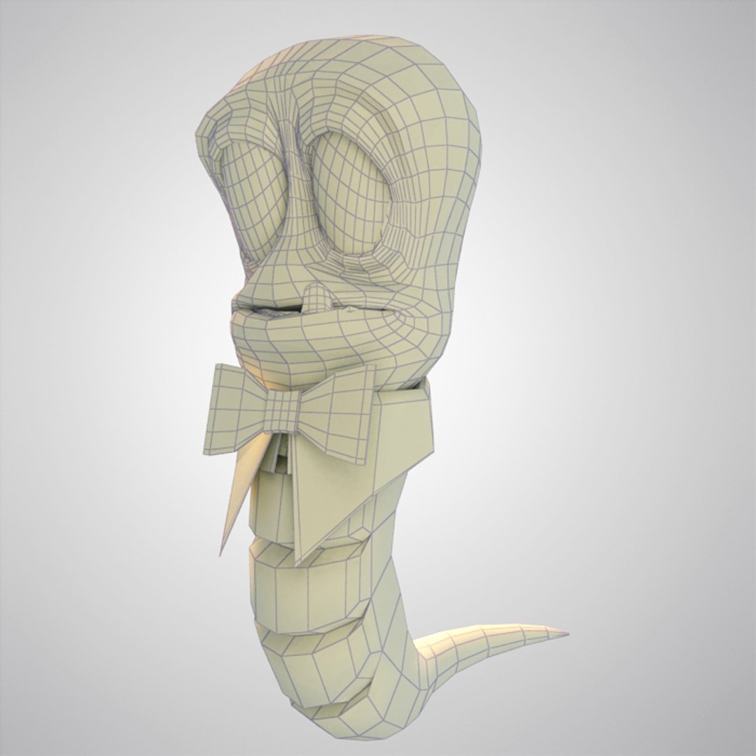 Cr Worm 3d Model