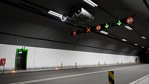 3D Modular Vehicle Tunnel Segment Variations