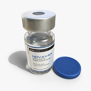 Vaccine Vial Rigged - Mod Novavax 3D model