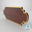 Wooden Nameplate