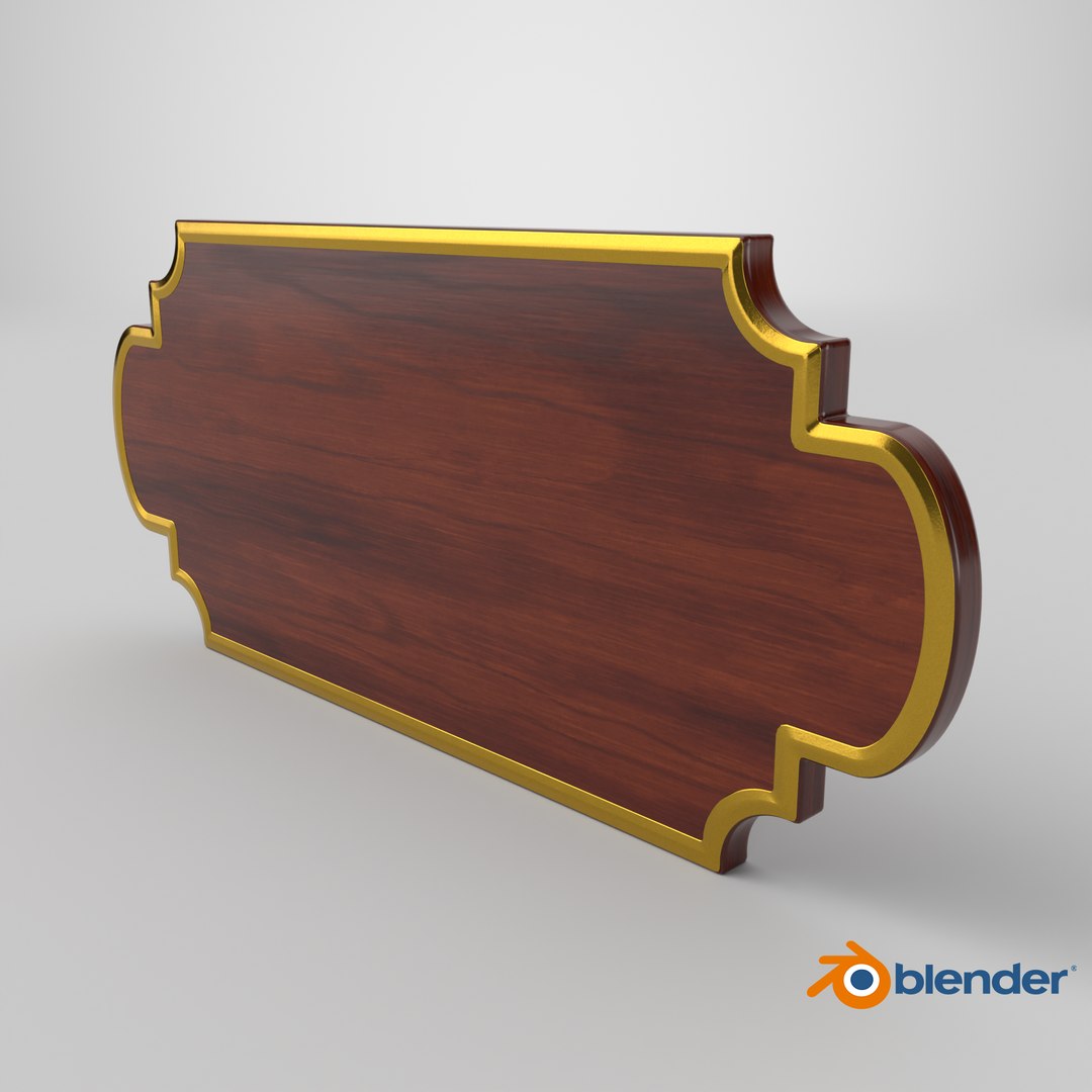 3D Wooden Nameplate model https://p.turbosquid.com/ts-thumb/Up/k5fhsr/Mp/stemcell_blender_cycles_render/png/1773963725/1920x1080/fit_q87/94db0ad132aecb212f70c56377c682e17f812e8a/stemcell_blender_cycles_render.jpg