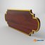 Wooden Nameplate