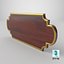 Wooden Nameplate