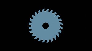 Circular Saw Blade 3D Model
