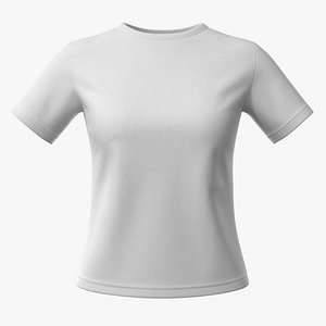 T Shirt Female 5v PBR 3D