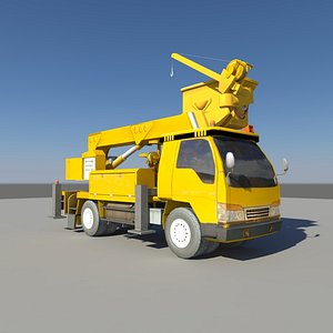 3ds max bucket arm car