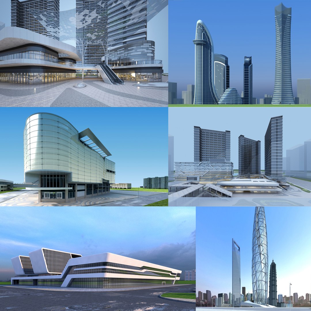 3D model Modern Building Collection 09 - TurboSquid 1985964
