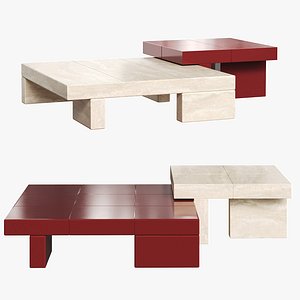 3D Shogi set center table