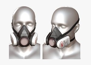 3D model gas mask