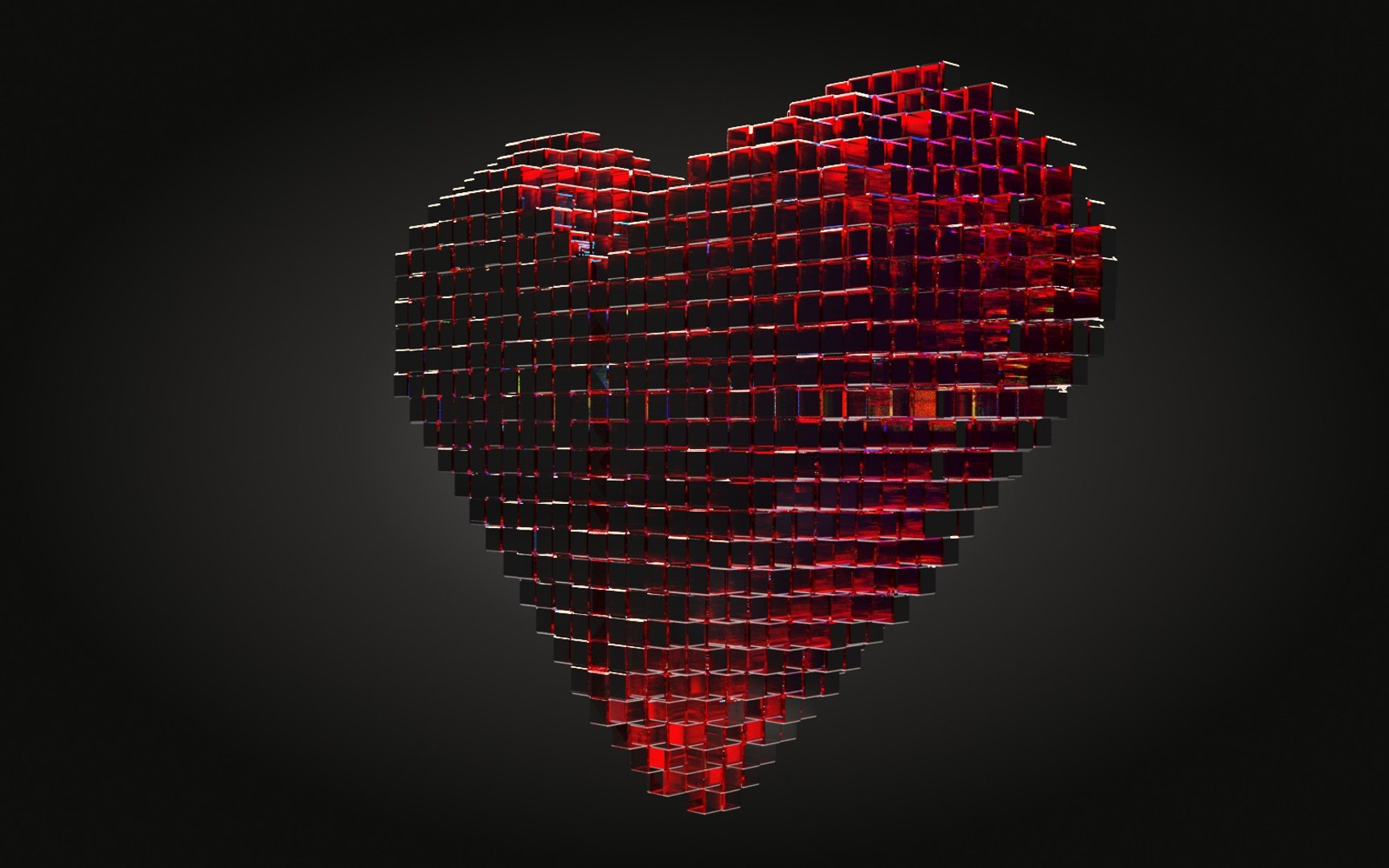 3D Heart Glass Model - TurboSquid 1216069