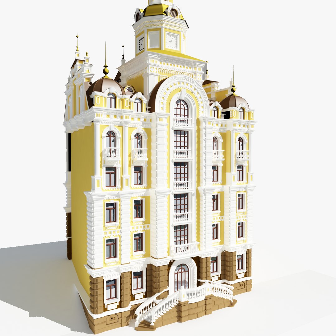 Town Hall 3d Model