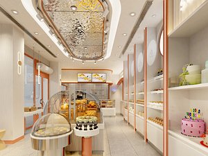 Modern Bakery 3D model