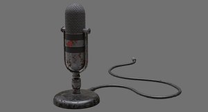 retro microphone 1b model