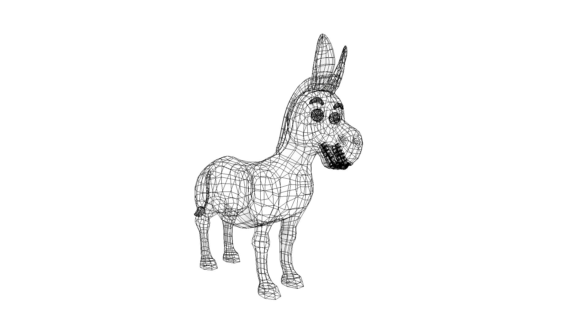 3D Model Donkey - TurboSquid 1746071